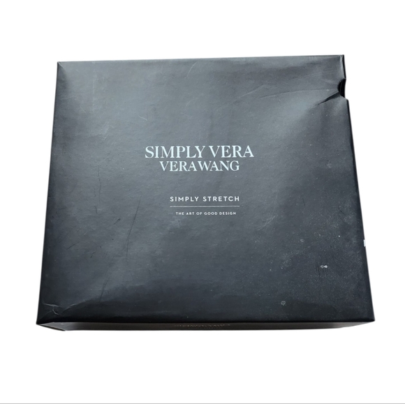 Vera Wang Simply Vera Skimmer Black Simply Stretch Ankle Boots - Picture 12 of 13